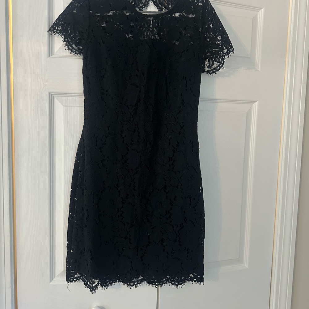 Banana Republic Black Lace Dress
